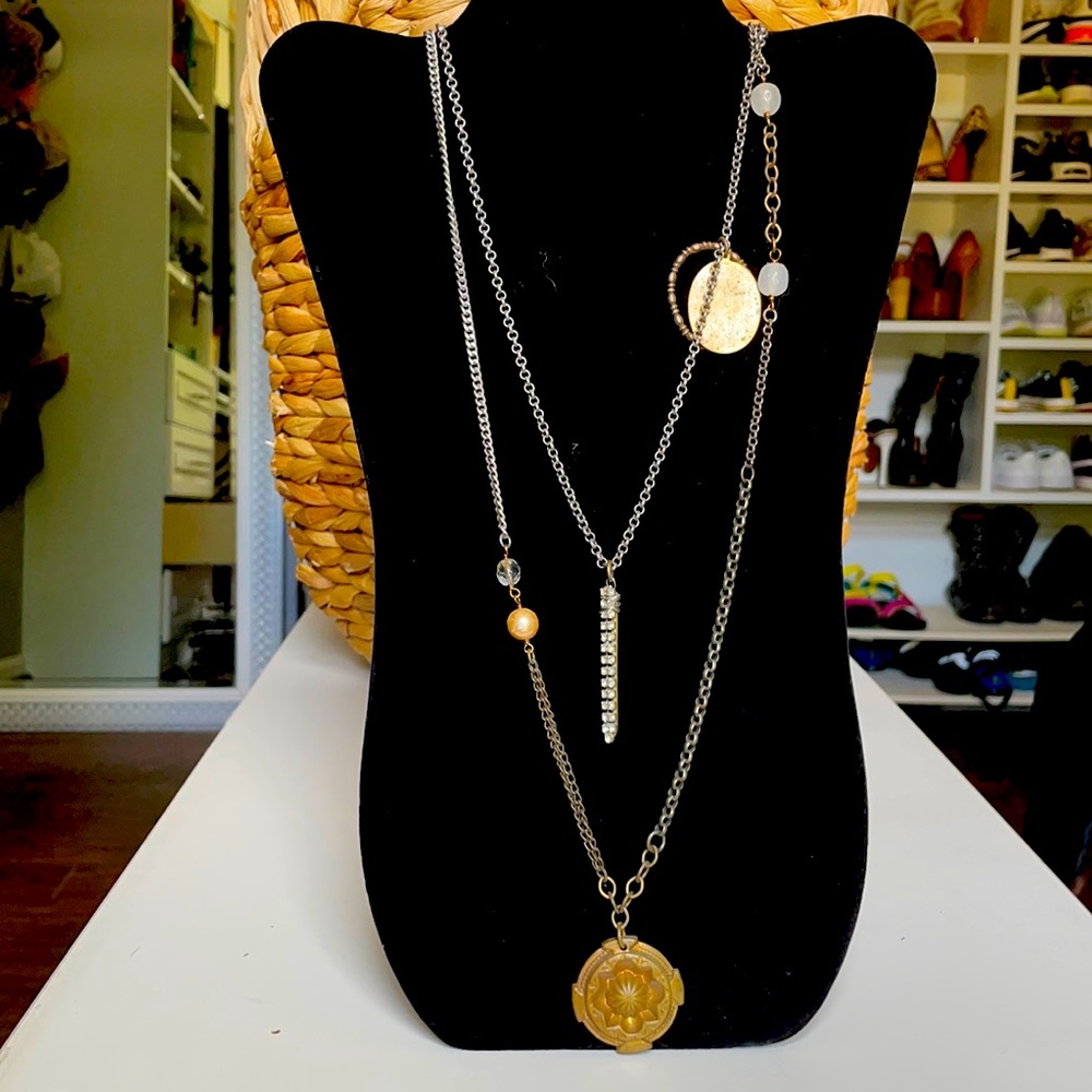 Custom Made, One Of A Kind, Multilayer Necklace - image 1